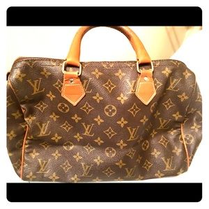Louis Vuitton Speedy 30 Monogrammed Canvas